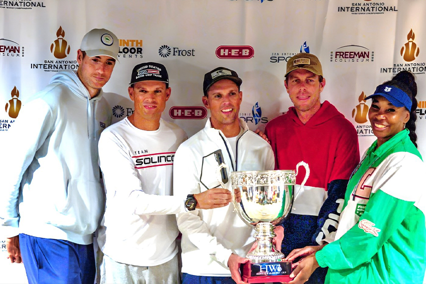 Bryan Brothers Light Up 1st San Antonio International Team Tennis Championships