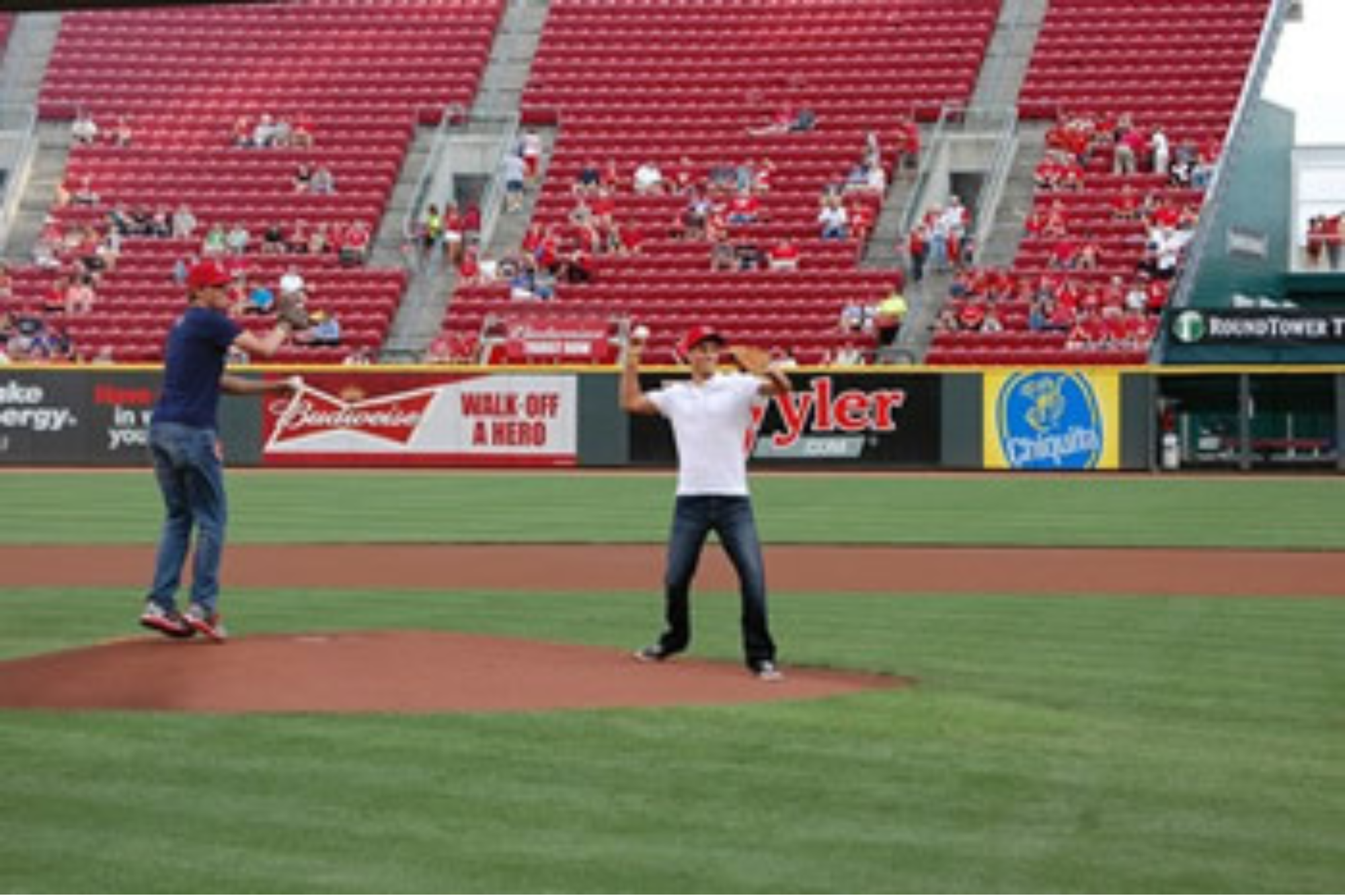 Bryans Bring The Heat At Reds Game