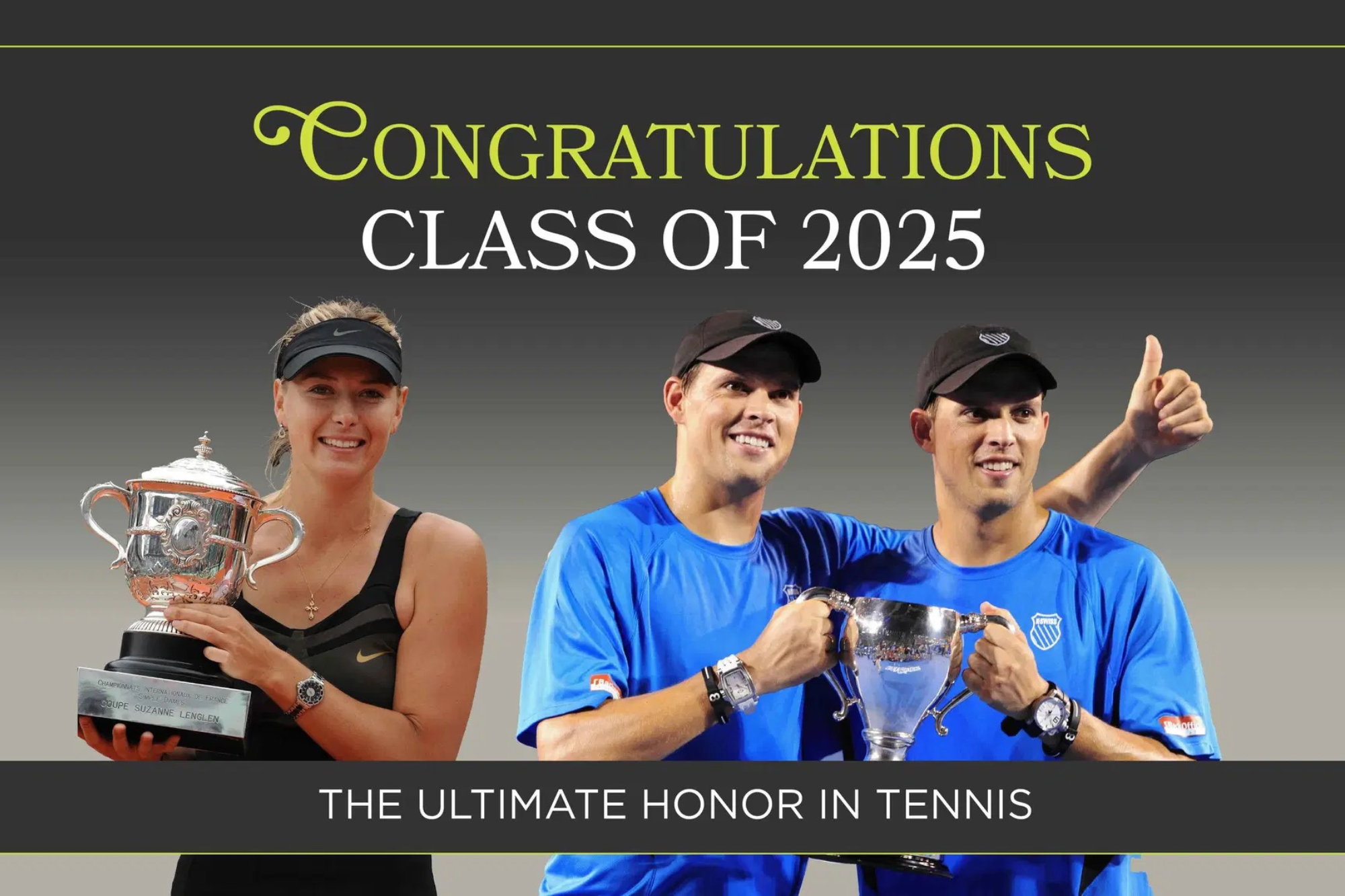 Bryan Bros. To Be Inducted Into Tennis Hall of Fame